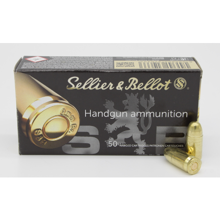 Picture of SELLIER & BELLOT 9MM SHORT 92gr FMJ AMMO