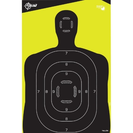 Picture of ALLEN EZ AIM SILHOUTTE SPLASH TARGET 12X18" 5PK