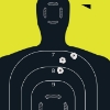 Picture of ALLEN EZ AIM SILHOUTTE SPLASH TARGET 12X18" 5PK