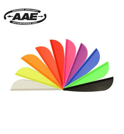 Picture of AAE ELITE FLETCH 3" FIRE ORANGE