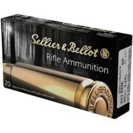 Picture of SELLIER & BELLOT 222REM -50gr SP AMMO